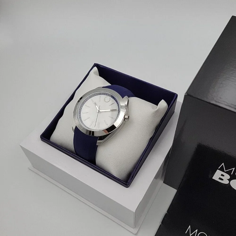 Men's Movado Blue Smart Watch! New Mint